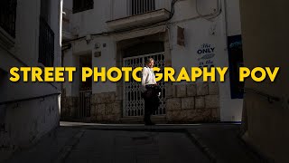 40mm POV Street Photography en Sitges España [upl. by Atiekan]