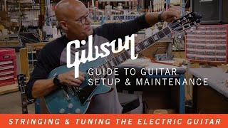 How To Change Guitar Strings amp Tune Your Electric Guitar [upl. by Ttimme37]