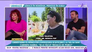 Carmen Harra vs Monica Pop pentru prima dată față în față după ce a explodat scandalul [upl. by Ennahtebazile97]