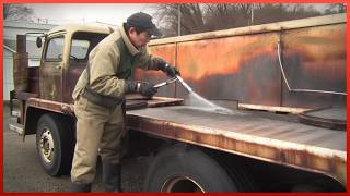 Man Repairs Rotten Old Truck Back to New  Start to Finish Conversion by garage9845 [upl. by Anal625]