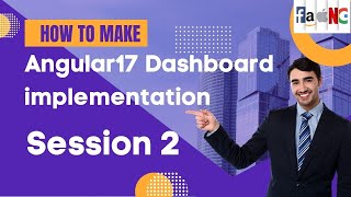 Angular17 Dashboard implementation  angular17 project session 2  faangacademy [upl. by Hesta]