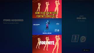 HOW TO GET FREE FORTNITE BIRD CALL EMOTE IN CHAPTER 5 SEASON 4 free emote [upl. by Ahsurej942]