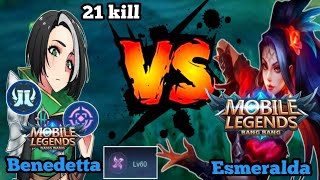 SETTINGAN EMBLEN BENEDETTA PENGHANCUR MENTAL DI EXPELANE‼️GAMEPLAY BENEDETTA MOBILE LEGENDS [upl. by Brendan]