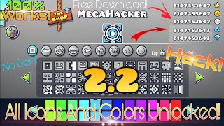 Geometry Dash Unlock All Icons Unlimited Orbs Diamonds Coins Stars  GD 2207 Free [upl. by Judye]