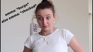 COMPILATION OF EMMA CHAMBERLAIN BURPING PART 2 [upl. by Eladnar]