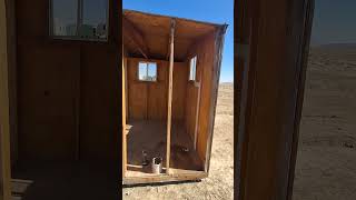 Chicken Shed update 1 Desert nevada chickens water [upl. by Ayotol]