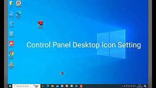 DESKTOP ICON SETTING WINDOWS 10 [upl. by Boccaj287]