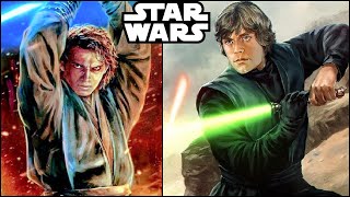 How Grandmaster Luke Skywalker PERFECTED Anakins Lightsaber Form  Star Wars Explained [upl. by Annibo]