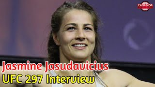 UFC 297 Jasmine Jasudavicius on broken orbital in last fight anticipation for Toronto card [upl. by Sihtnyc]