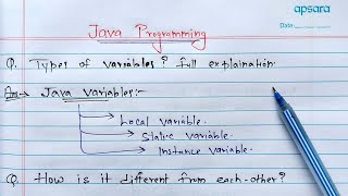 Local Static and Instance variables in Java  Learn Coding [upl. by Srednas153]