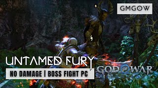 God of War Ragnarok PC  The Untamed Fury Boss Fight  GMGOW  No Damage [upl. by Irakab]