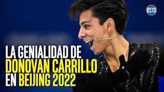 Donovan Carrillo voló alto en Beijing 2022 en patinaje artístico sobre hielo [upl. by Ainot94]