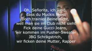 Kollegah amp Farid Bang  Stiernackenkommando Lyrics HQ [upl. by Upshaw]