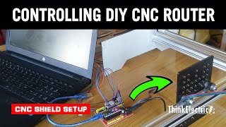 Setup Arduino UNO CNC Shield v3 GRBL and related CNC motion components and electronics [upl. by Yevre]