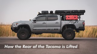 How the Rear of the Tacoma is Lifted  Different Leaf Options [upl. by Kus]