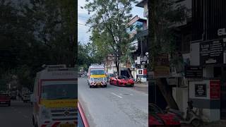 Corvette🔥Vs Ambulance😳corvette bussimulatorindonesia bussid busmod ambulance road car [upl. by Kuhn]