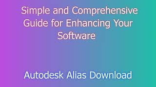 Autodesk Alias license How to install Autodesk Alias activated  How to Download Autodesk Alias [upl. by Nanaj375]