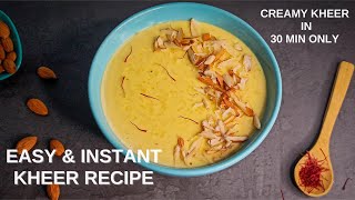 Instant Kheer Recipe  Kheer with Condensed Milk  Ganesh Chaturthi Recipes shorts trending [upl. by Aviva]