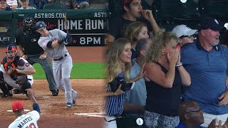 Clint Frazier rips a double for first career hit [upl. by Sarena428]