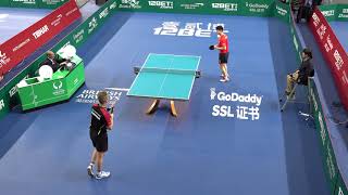 2018 ITTF Team World Cup  Ma Long v Ruwen Filius [upl. by Rambert917]