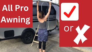 All Pro Awning SOLO Install Easy or No tab400 allpro [upl. by Duj53]