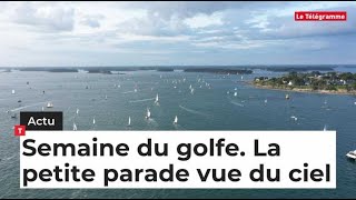 Semaine du golfe La petite parade vue du ciel [upl. by Maxia]