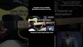 I HEARD IT THROUGH THE GRAPEVINE Marvin Gaye Guitar Cover  LESSON AVAILABLE EricBlackmonGuitar [upl. by Akcir]