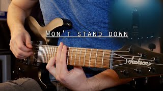 Muse  Wont Stand Down  Guitar Cover HD  tabs [upl. by Ahsimrac]