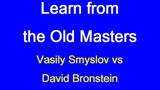 Vasily Smyslov vs David Bronstein Soviet Union 1962 [upl. by Siron]