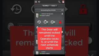 Unlocking a Door on Entrapass Go App [upl. by Zielsdorf629]