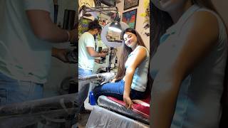 1st time tattoo koralam 😍❤️minivlog bengalivlog [upl. by Orlena298]