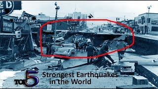 Top 5 Strongest Earthquakes in the World Record by Magnitude [upl. by Oinotnanauj128]