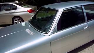 BMW E21 painted with Dupli Color Brilliant Silver and a HF paint gun [upl. by Nwahsyar190]