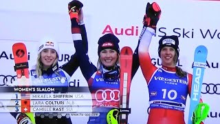 Womens Slalom  Highlights  GURGL AUT  2024  Mikaela Shiffrin  WINNER 99 [upl. by Duile]