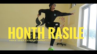 Honth rasile  Welcome  Aman Shah Choreography [upl. by Robin60]