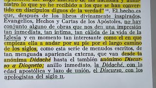 Introducción a la Didache ó padres apostólicos parte 2 [upl. by Par]