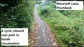 The Moortoft Lane Shared Use Pathway  Pinchbeck Another Crap Cycle Path In South Lincolnshire [upl. by Marthena]