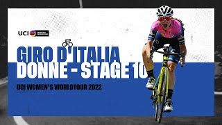 2022 UCIWWT Giro Donne  Stage 10 [upl. by Bowers]