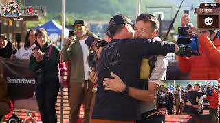 Courtney Dauwalters Course Record Finish at the 2023 Hardrock 100 Extended Cut [upl. by Asiulairam]