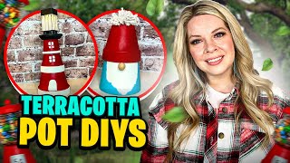 ALL NEW Terracotta Pot DIY Ideas for Summer [upl. by Iorio745]