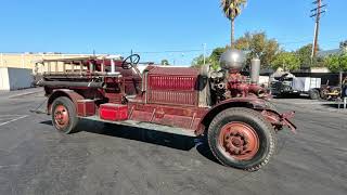 Beautiful Unrestored Ahrens Fox JS2 Fire Truck Walk Around [upl. by Oribella988]