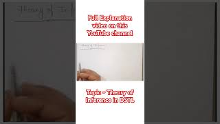 Theory of inference in DSTL [upl. by Sanders]