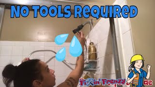 How to install a handheld showerhead  Waterpik EcoFlow Shower Head [upl. by Aneehta914]