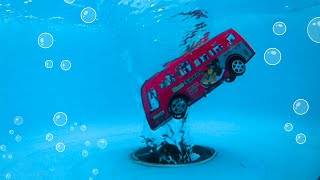 Underwater whirlpool VS bus cars and everything Whirlpool whirlpools [upl. by Nylessej752]