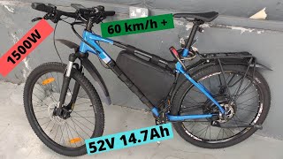 MTB Ebike 1500w DIY CONVERSION KIT [upl. by Letsirc870]