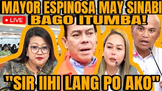 PAGKAWALA NI MAYOR ESPINOSA ISINIWALAT NG TESTIGO HULING PAKIUSAP NI MAYOR HINDI PINAKINGGAN [upl. by Ahsotan]