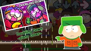 「Doubling Down」Friday Night Funkin piano cover ピアノカバー、耳コピ [upl. by Assenyl236]