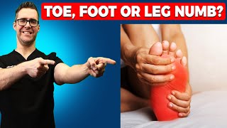 Numbness in Toes Feet or Legs Causes amp Numb Foot Treatment [upl. by Childs]