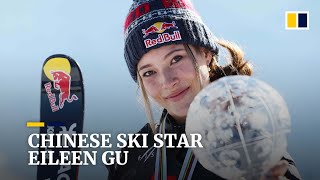 Eileen Gu the USborn freestyle ski star representing China at the Beijing 2022 Winter Games [upl. by Marcin166]