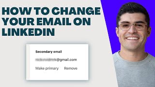 How To Change Your Primary Email On LinkedIn [upl. by Aniretake]